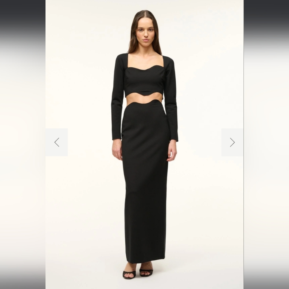 Staud Petunia Skirt In Black